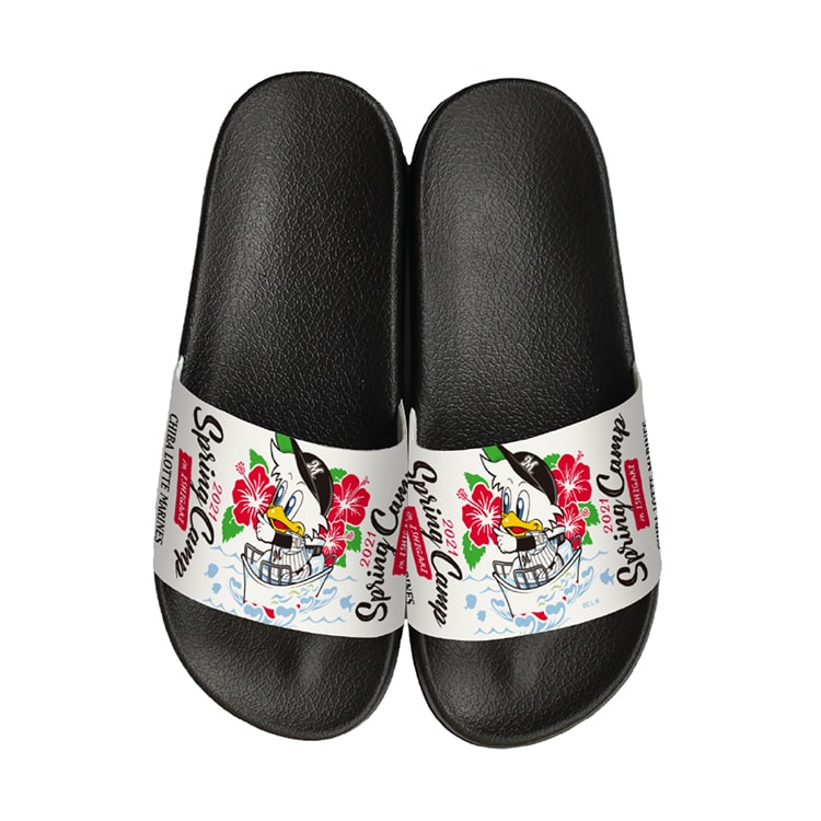 MARINES2021_石垣島キャンプシャワーサンダル_ブラック(グラスボート)