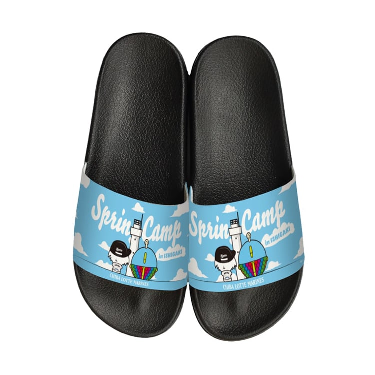 MARINES_2021キャンプシャワーサンダル_ブラック(灯台)_商品画像