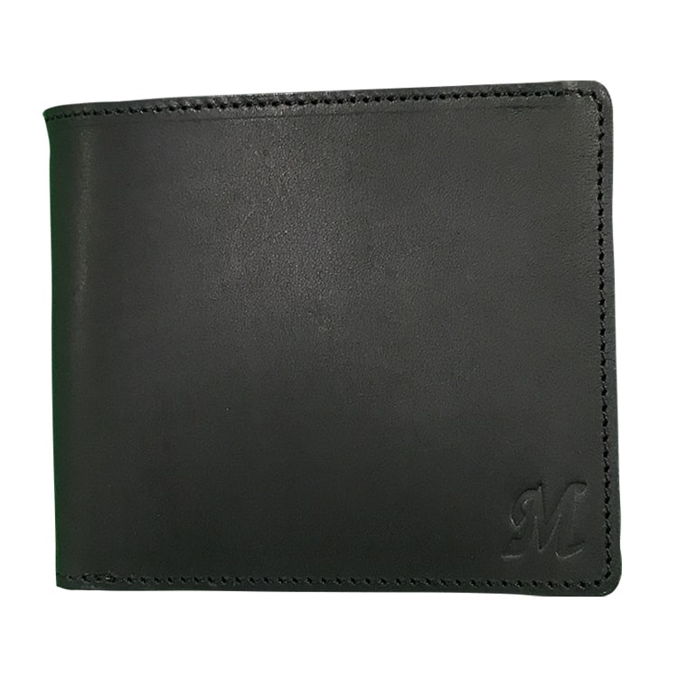 本革二つ折り財布