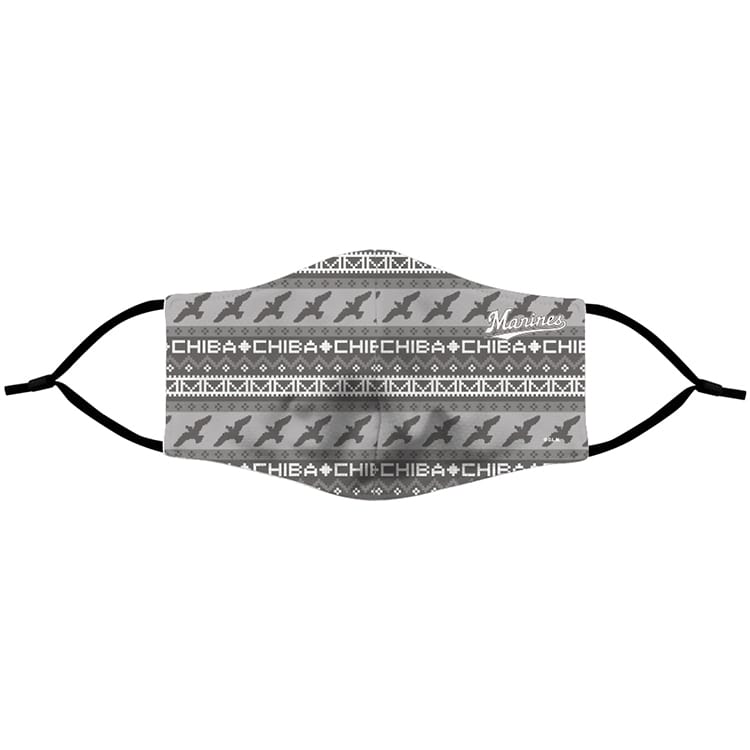 高性能マスク_ノルディック柄灰