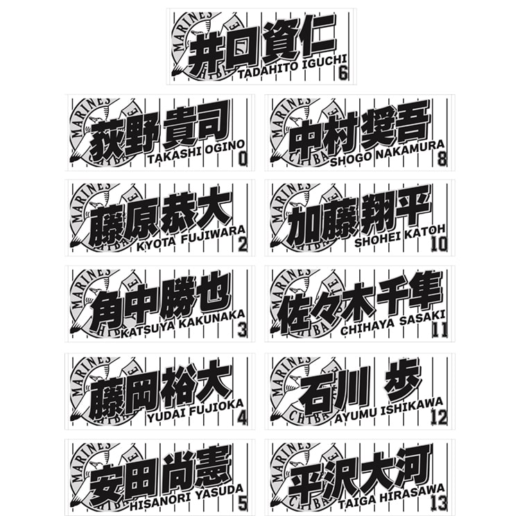 選手フェイスタオル(2020)ホーム