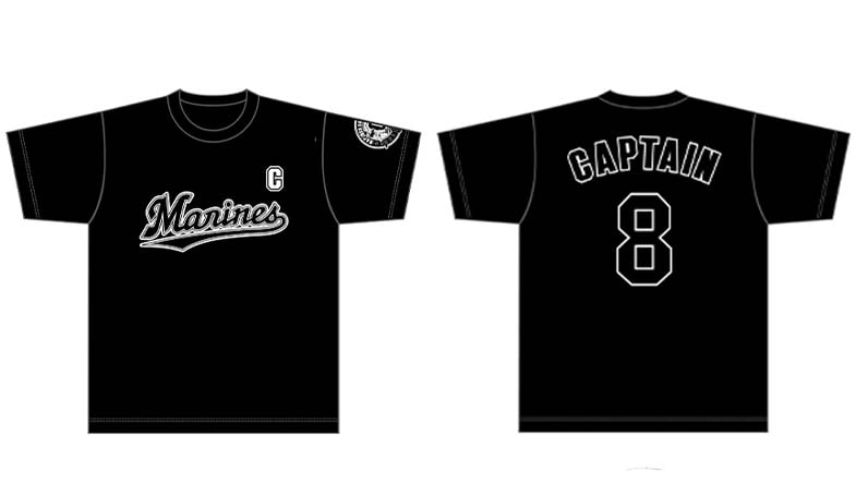 CAPTAIN NAKAMURA Tシャツ(マリーンズロゴ)