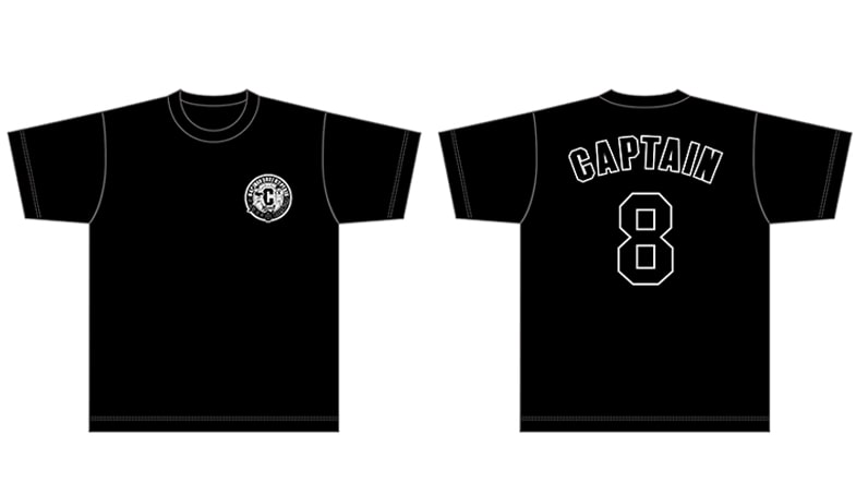 CAPTAIN NAKAMURA Tシャツ(ワンポイントロゴ)