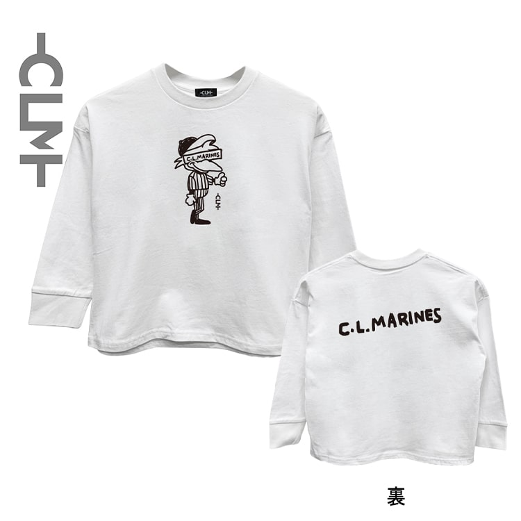 キッズ マーくんイラスト 長袖Tシャツ