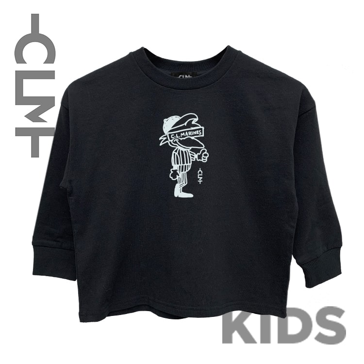 キッズ マーくんイラスト 長袖Tシャツ