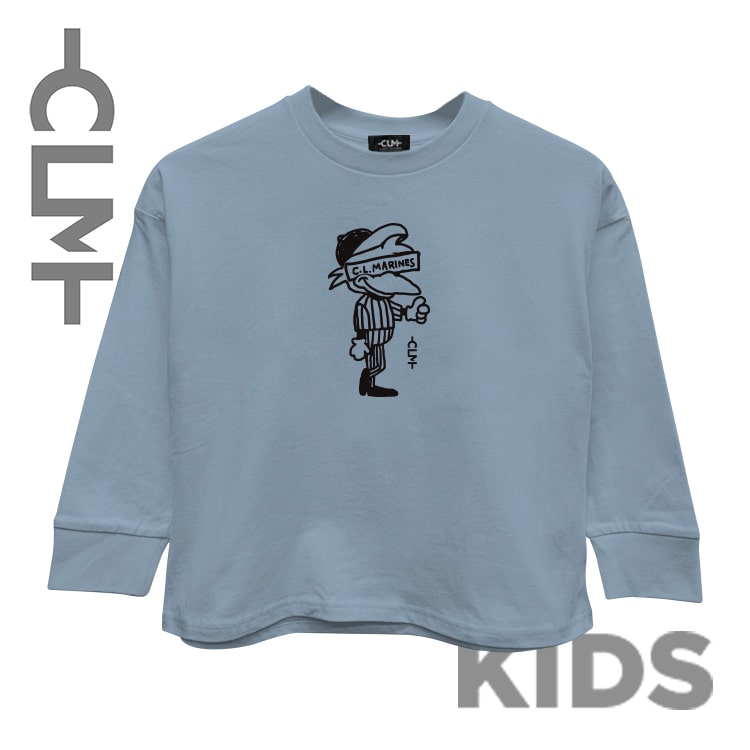 キッズ マーくんイラスト 長袖Tシャツ