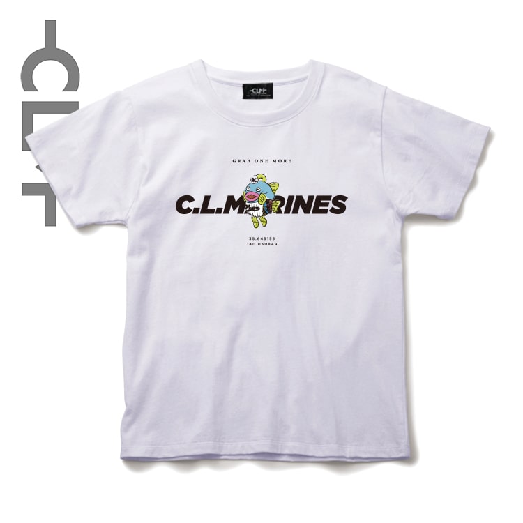 謎の魚 マリーンズロゴBIG Tシャツ