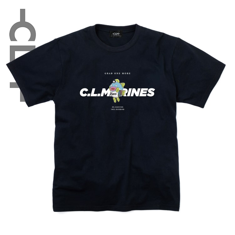 謎の魚 マリーンズロゴBIG Tシャツ