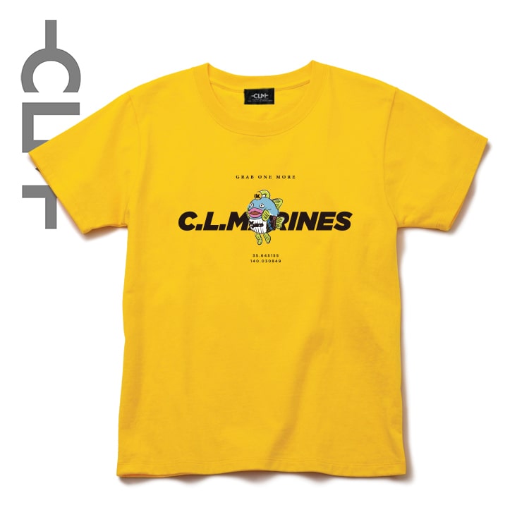 謎の魚 マリーンズロゴBIG Tシャツ