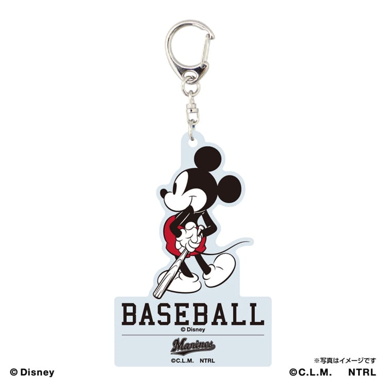 ミッキーマウス(BASEBALL) アクリルキーホルダー