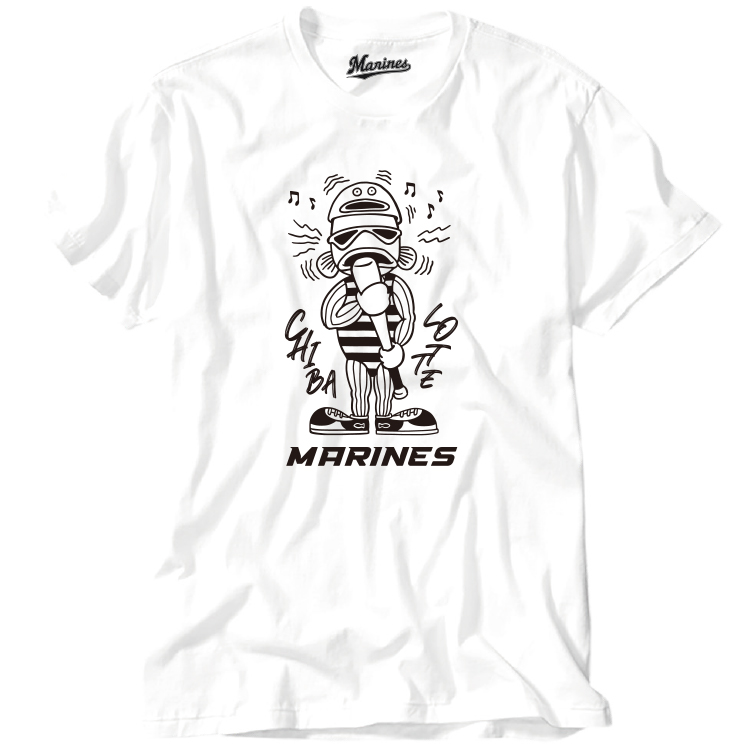 マリーンズ フェス風Tシャツ(謎の魚)