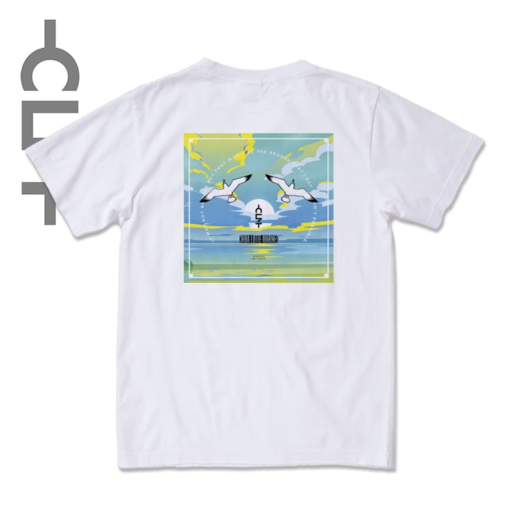 かもめグラデーション 半袖TEE