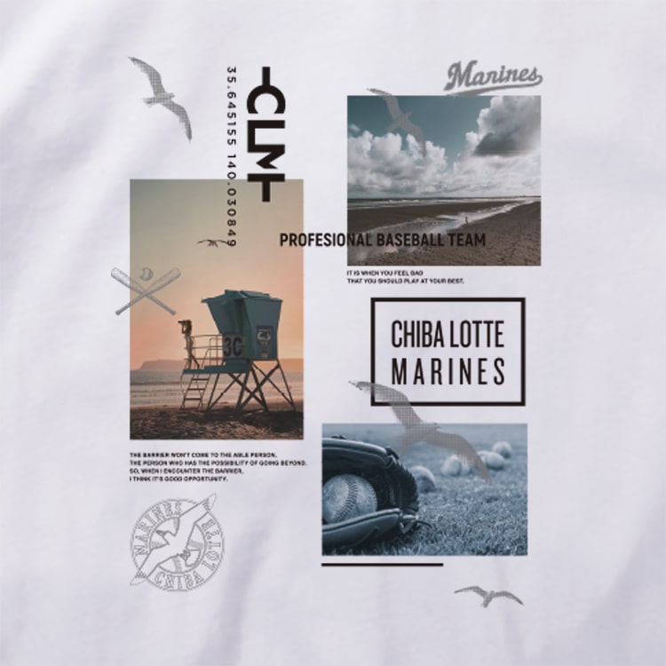 CLMモチーフPtTシャツ