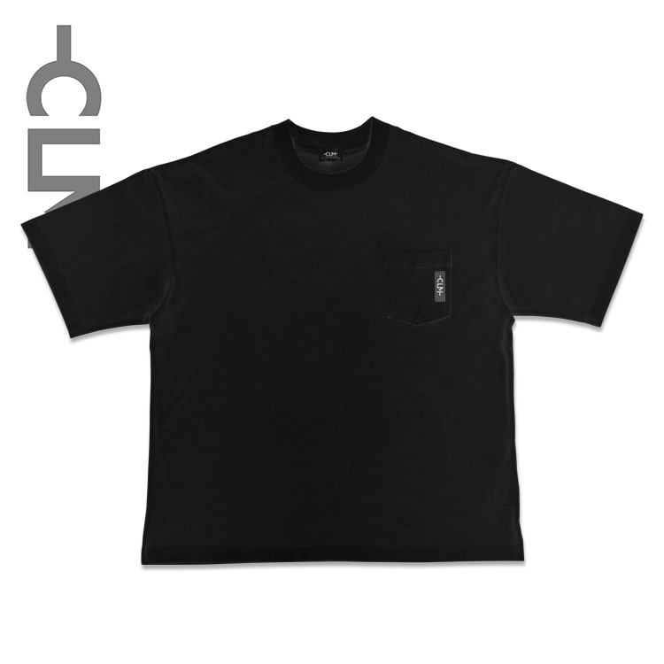 刺繍ネーム付きポケットTシャツ