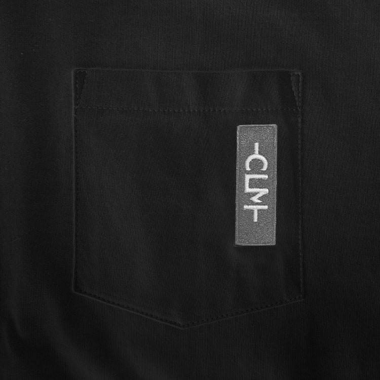 刺繍ネーム付きポケットTシャツ