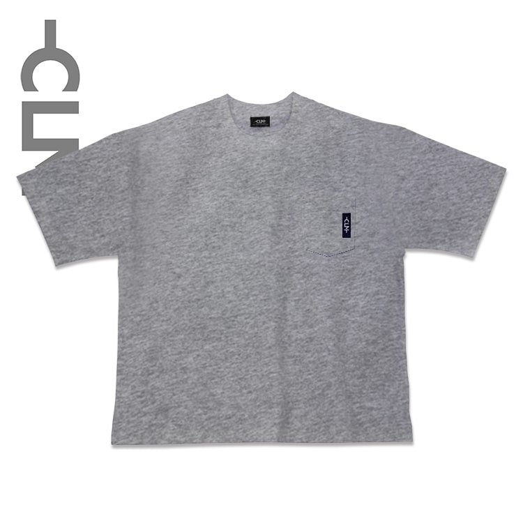 刺繍ネーム付きポケットTシャツ