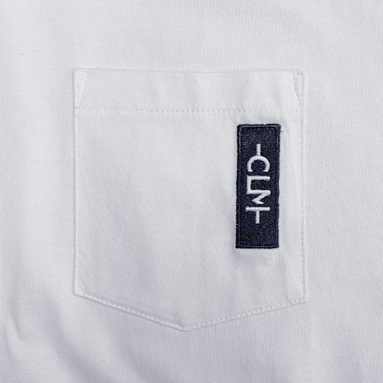 刺繍ネーム付きポケットTシャツ