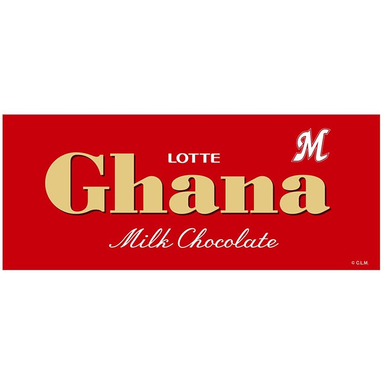 ガーナ×マリーンズ フェイスタオル