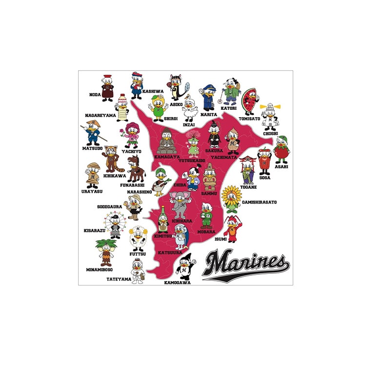 ホームタウンMAP マグネット