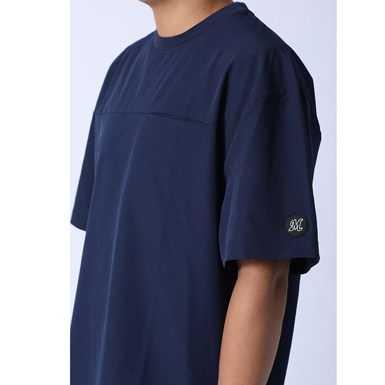 ポケット付きストレッチ BIG Tシャツ