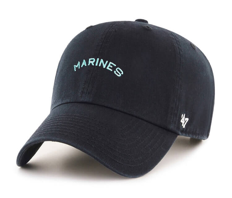 BSWミニロゴスクリプト ’47 CLEAN UP ブラック