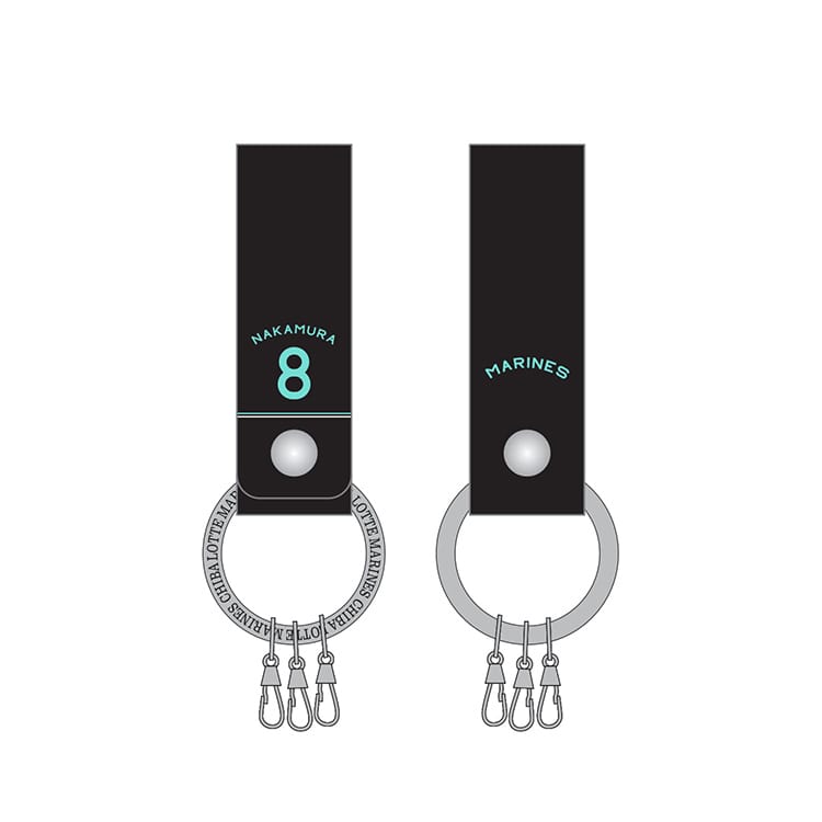 本革製ベルトキーリング