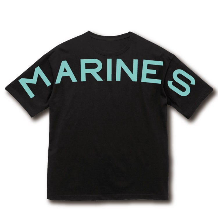 BSW　MARINESロゴビッグTシャツ(フロントプリント)