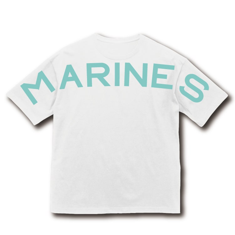BSW　MARINESロゴビッグTシャツ(フロントプリント)