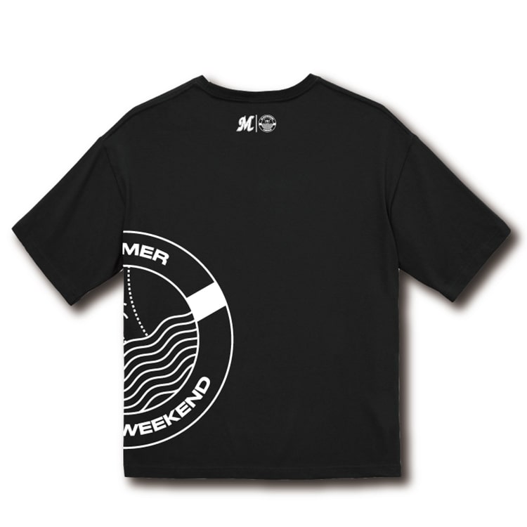 BSW　サークルロゴビッグTシャツ(サイドプリント)