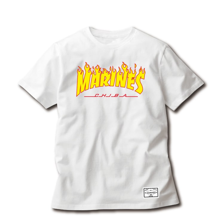 MARINESファイヤーロゴ Tシャツ