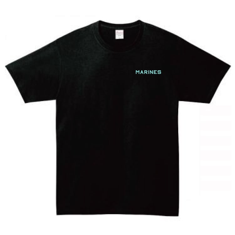 BSW MARINES刺繍Tシャツ ブラック