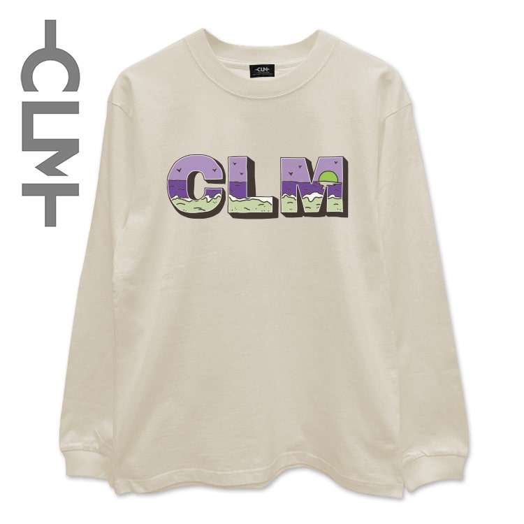 CLMロゴ長袖Tシャツ