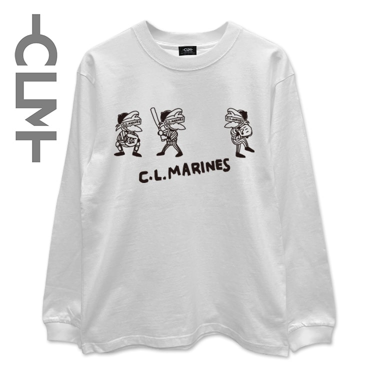 マーくんイラストロゴ長袖Tシャツ