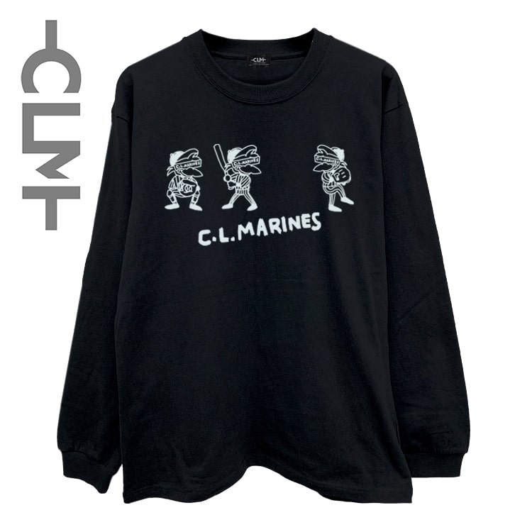 マーくんイラストロゴ長袖Tシャツ