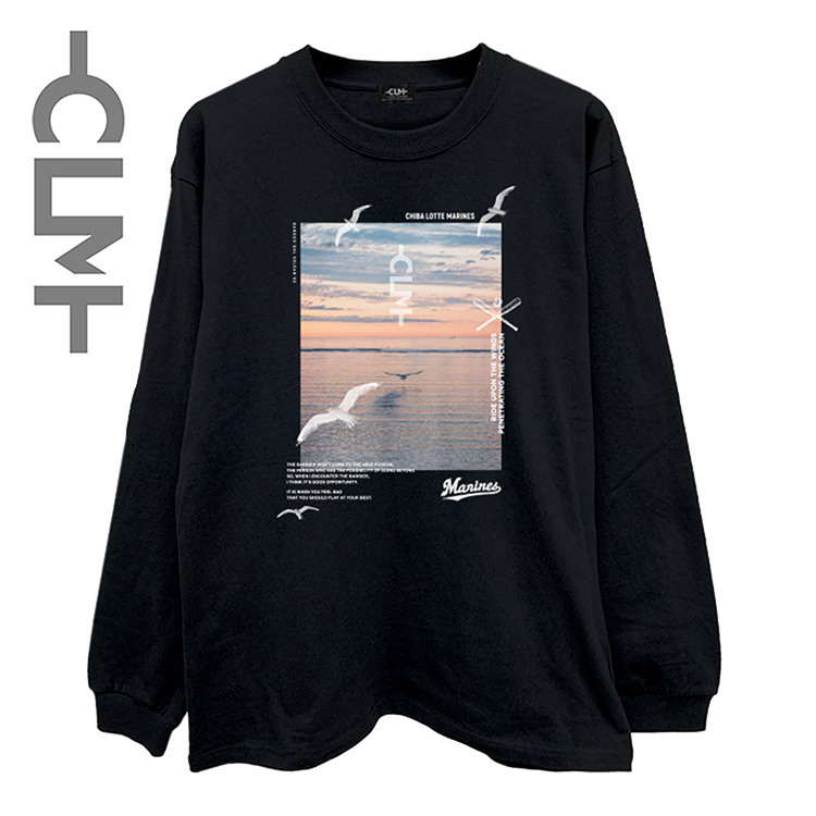 SUN SETフォト 長袖Tシャツ