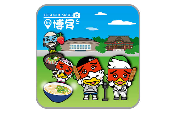 ビジターご当地MARINES ミニタオル(福岡)