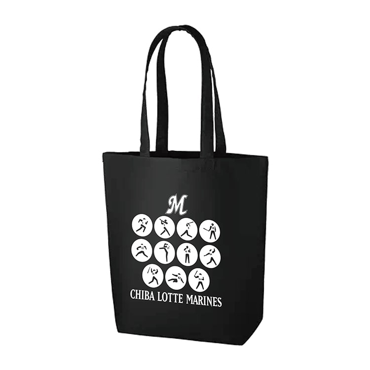 マリーンズピクトグラム キャンバストートバック