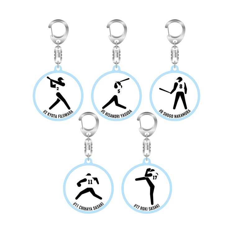 マリーンズピクトグラム シークレットアクリルキーホルダー 全11種