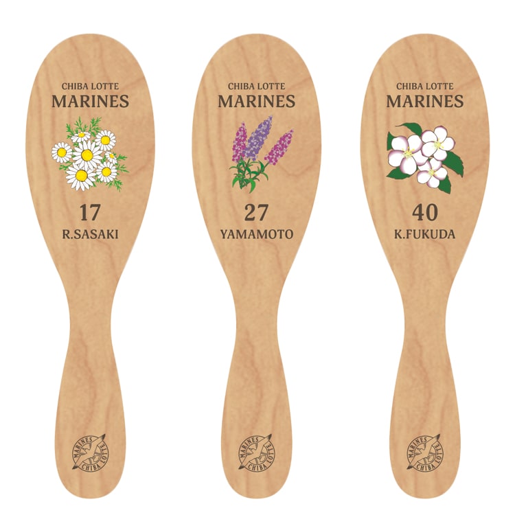 ウッドヘアブラシ