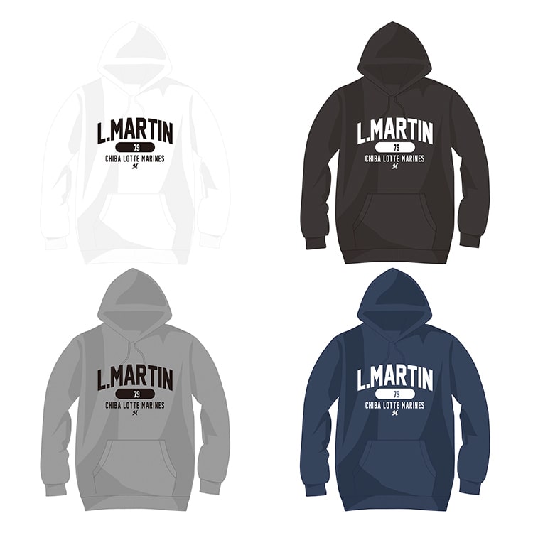 全選手対応カレッジロゴデザインパーカー