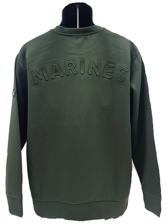 ダンボールニット クルーネック アーチロゴ