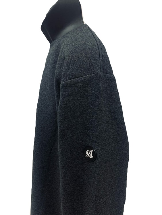 ダンボールニット クルーネック アーチロゴ