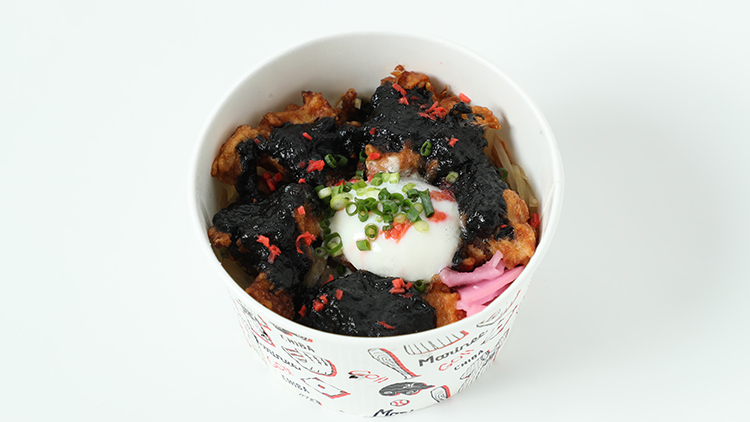 BLACK×BLACK 海苔ソース唐揚げ丼