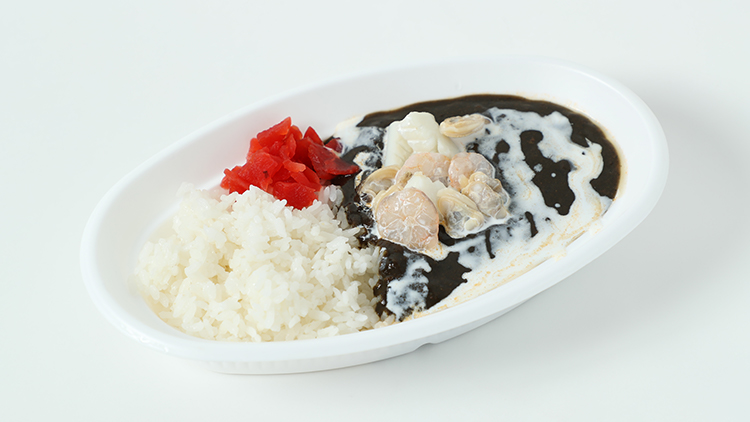 シーフード黒カレー