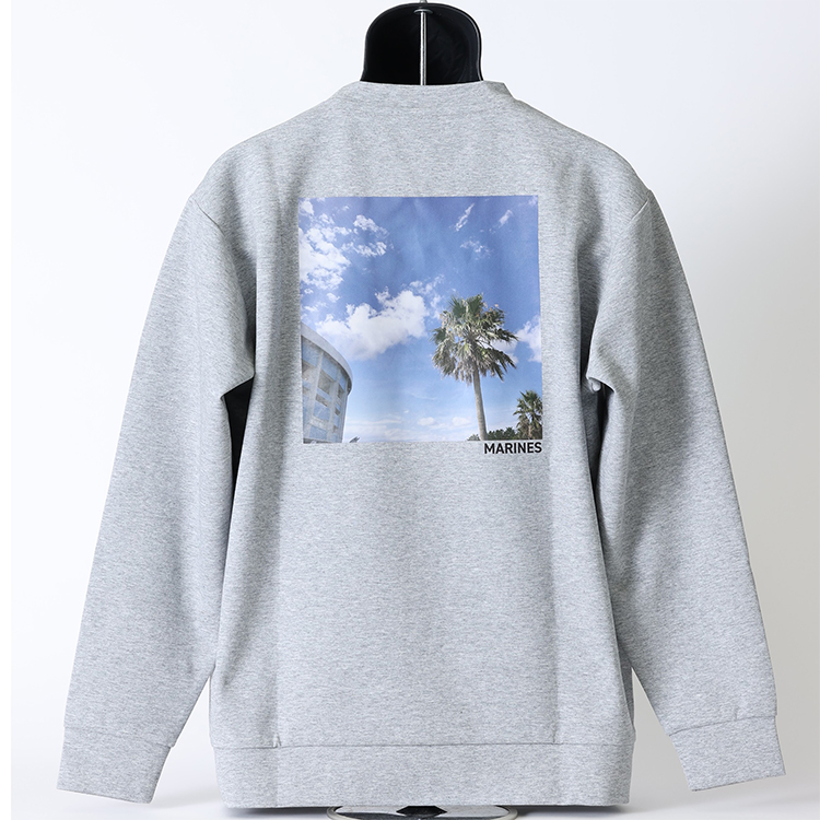 フォトプリント クルーネック(ダンボールニット)