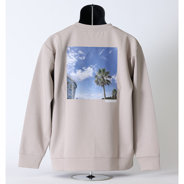 フォトプリント クルーネック(ダンボールニット)