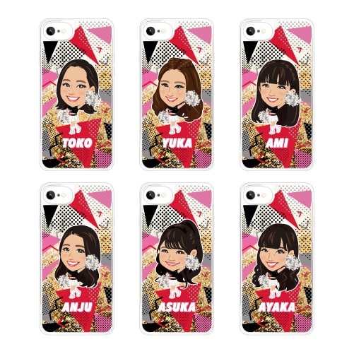 グリッタースマホケース