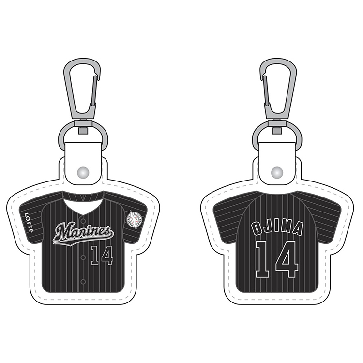 本革製ユニホーム型キーホルダー