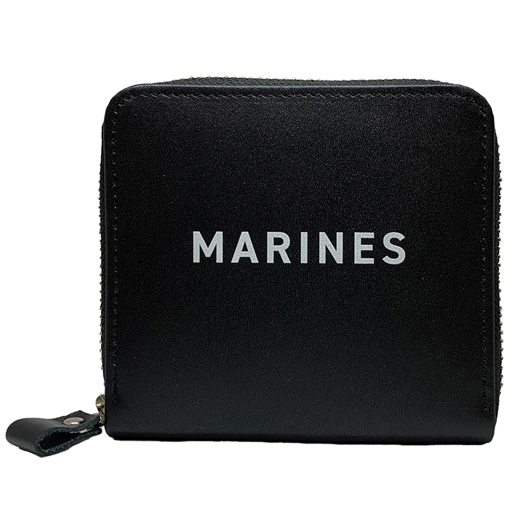 二つ折りラウンドジップウォレット