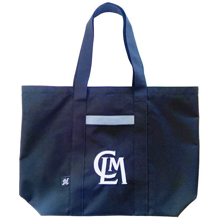 ロゴ刺繍トートバッグ